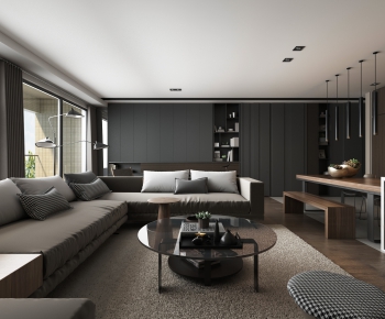 Modern A Living Room-ID:224477051