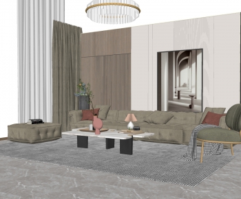 Modern A Living Room-ID:622715955