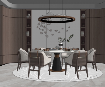New Chinese Style Dining Room-ID:300220016