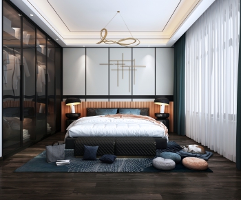 Modern Bedroom-ID:695607905