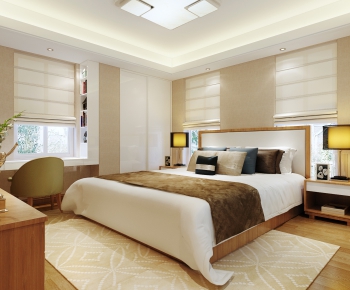 New Chinese Style Bedroom-ID:873172048