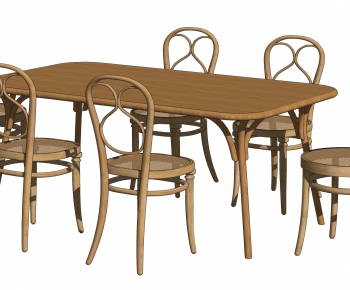Nordic Style Dining Table And Chairs-ID:572424895