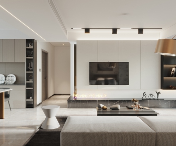 Modern A Living Room-ID:610014922