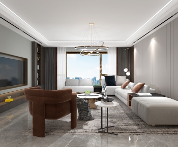 Modern A Living Room-ID:617551099