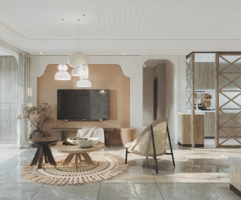 Wabi-sabi Style A Living Room-ID:106868988