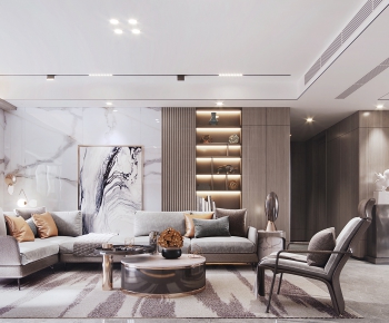 Modern A Living Room-ID:235239984