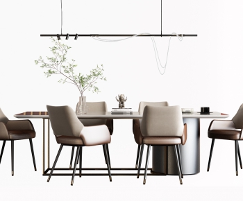 Modern Dining Table And Chairs-ID:652859934