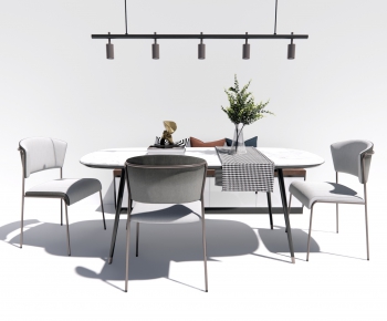 Modern Dining Table And Chairs-ID:987257006