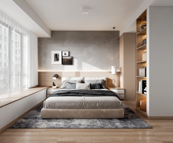 Nordic Style Bedroom-ID:436151031