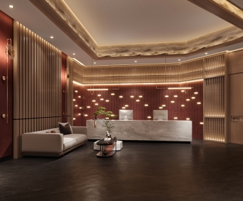 New Chinese Style Lobby Hall-ID:946872009