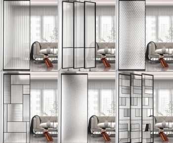 Modern Glass Screen Partition-ID:304591891