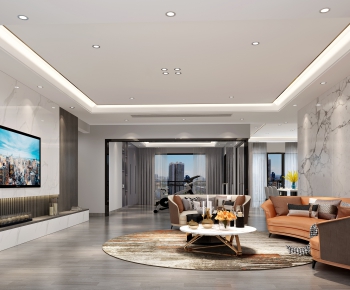 Modern A Living Room-ID:149434098