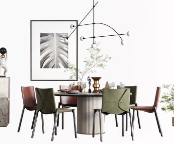 Modern Dining Table And Chairs-ID:272144085