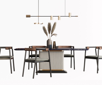 Modern Dining Table And Chairs-ID:854177007