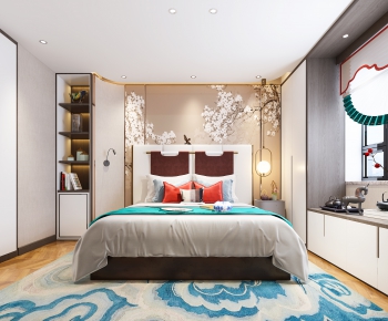 New Chinese Style Bedroom-ID:224942927