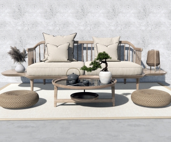 New Chinese Style Sofa Combination-ID:959465031