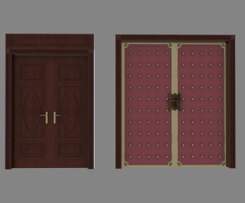 Chinese Style Double Door-ID:281944994