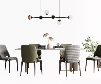 Modern Dining Table And Chairs-ID:908843042