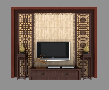 New Chinese Style TV Cabinet-ID:594993116