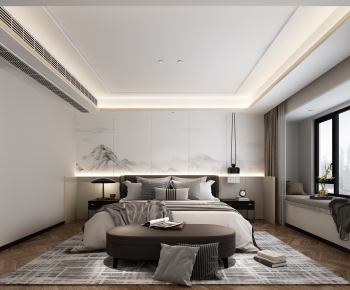 New Chinese Style Bedroom-ID:774729015