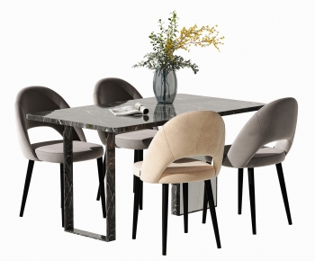 Modern Dining Table And Chairs-ID:633027083