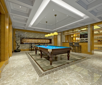 European Style Billiards Room-ID:582264902
