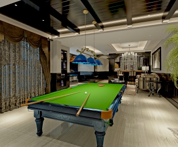 Modern Billiards Room-ID:180932047