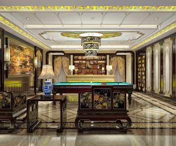 Chinese Style Billiards Room-ID:713278067