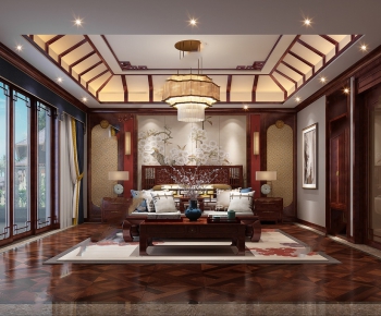 Chinese Style Bedroom-ID:688097953