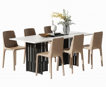 Modern Dining Table And Chairs-ID:599247939