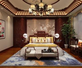 Chinese Style Bedroom-ID:804188014