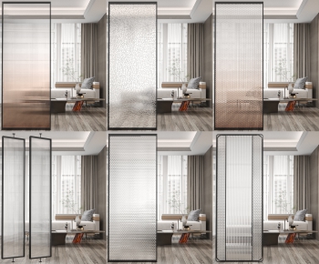 Modern Glass Screen Partition-ID:563788895