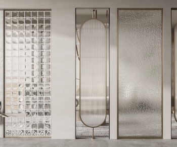 Modern Glass Screen Partition-ID:955270053