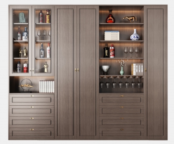New Chinese Style Wine Cabinet-ID:193270923
