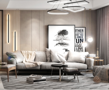 Modern A Living Room-ID:730027918