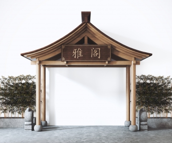 Chinese Style Facade Element-ID:878810954