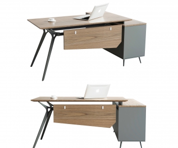 Modern Computer Desk And Chair-ID:157125004