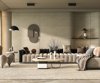 Wabi-sabi Style A Living Room-ID:419011151