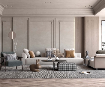 Modern A Living Room-ID:133353955