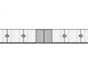 New Chinese Style Building Component-ID:587672001