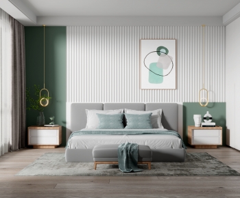 Nordic Style Bedroom-ID:322690965