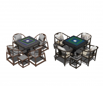 新中式麻将桌椅组合-ID:315407998