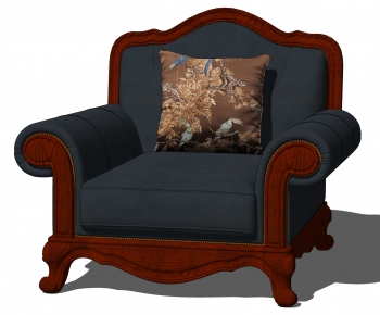 American Style Single Sofa-ID:763740061