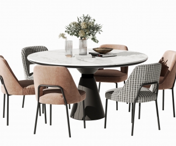 Modern Dining Table And Chairs-ID:634855998
