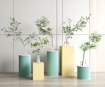 Modern Potted Green Plant-ID:811729918