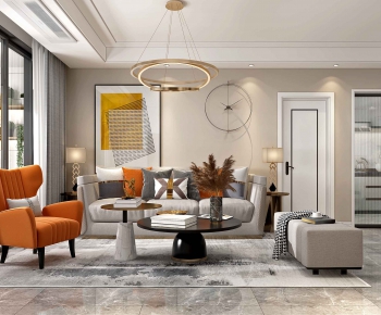 Modern A Living Room-ID:916999101