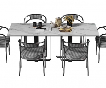 Modern Dining Table And Chairs-ID:550150923