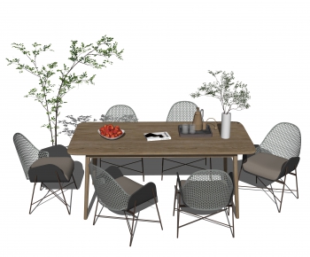 Modern Dining Table And Chairs-ID:765827895