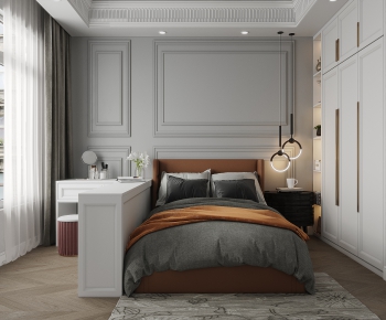 Modern European Style Bedroom-ID:108695038