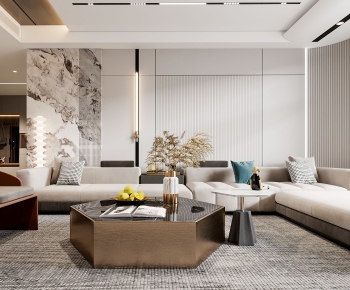 Modern A Living Room-ID:467084882